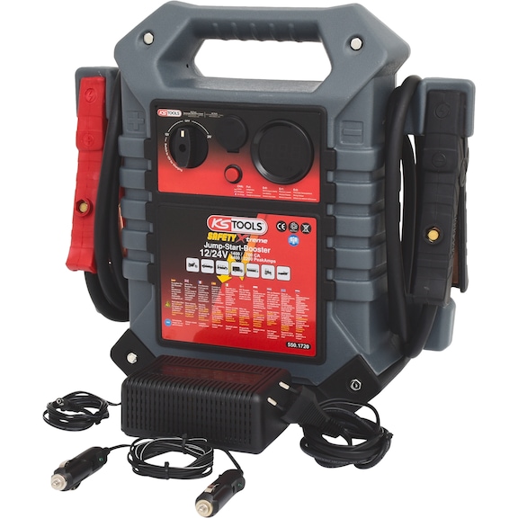 KS TOOLS 12 V, 24 V Batterie-Booster, mobiles Starthilfeger&auml;t 1400 A - Batterie-Booster