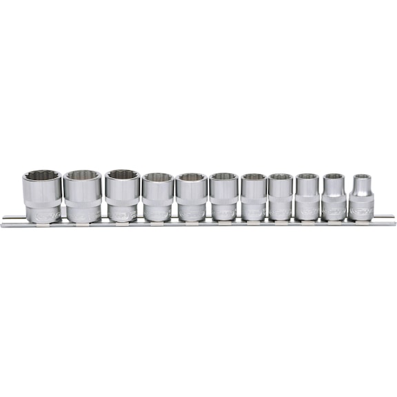 3/8 inch 12-point socket set, 11-piece - Socket wrench (set)
