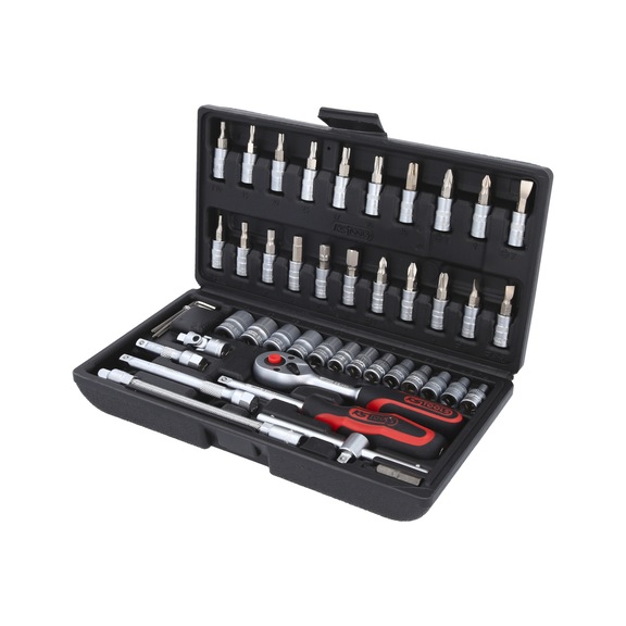 1/4 inch socket wrench set, 46-piece 911.0646 - Socket wrench (set)