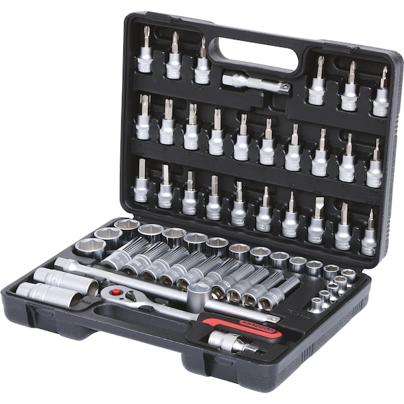 3/8 inch socket wrench set, 61-piece 911.0661 - Socket wrench (set)