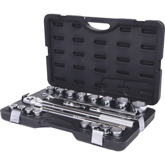 3/4 inch socket wrench set, 21-piece 911.0752 - Socket wrench (set)