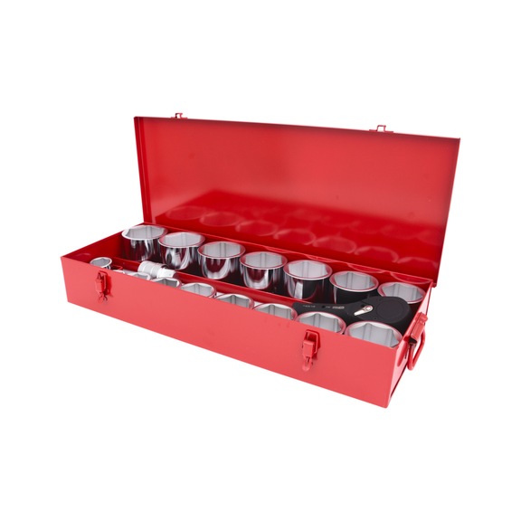 KS TOOLS 1-inch socket wrench set, 21-piece 911.0822 - Socket wrench (set)