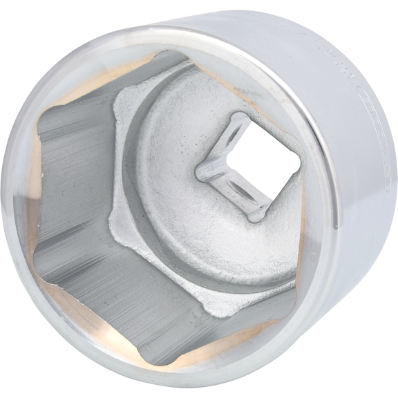 1 inch hex socket, short, 77 mm - 1 inch hex socket