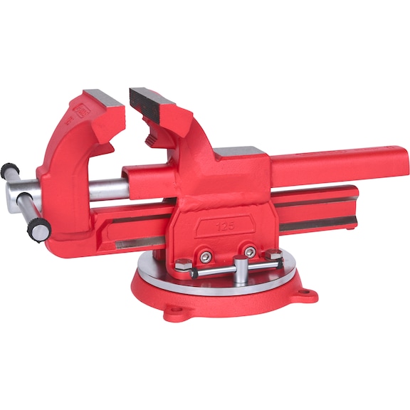 Parallel vice with turntable, 120 mm - Parallel vice