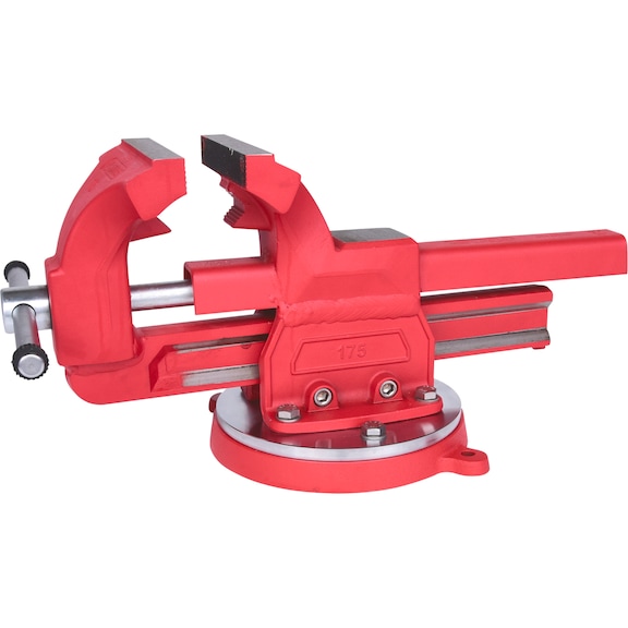 Parallel vice with turntable, 167 mm - Parallel vice