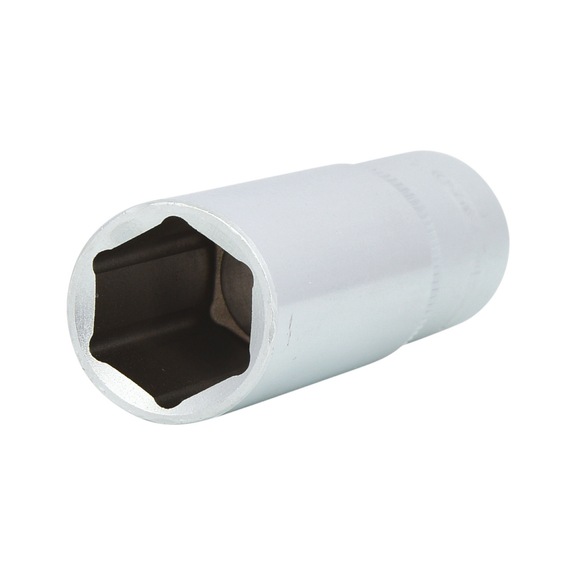 1/2 inch hex socket, long, 16 mm - 1/2 inch hex socket