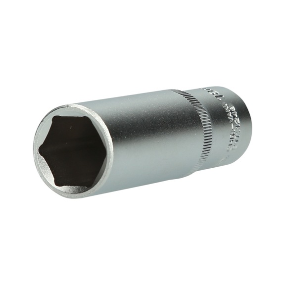1/2 inch hex socket, long, 18 mm - 1/2 inch hex socket