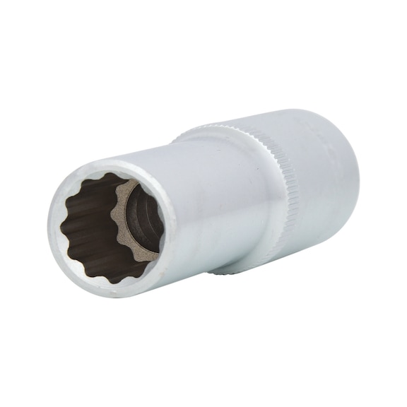 1/2 inch 12-point socket, long, 13 mm - 1/2 inch 12-point socket