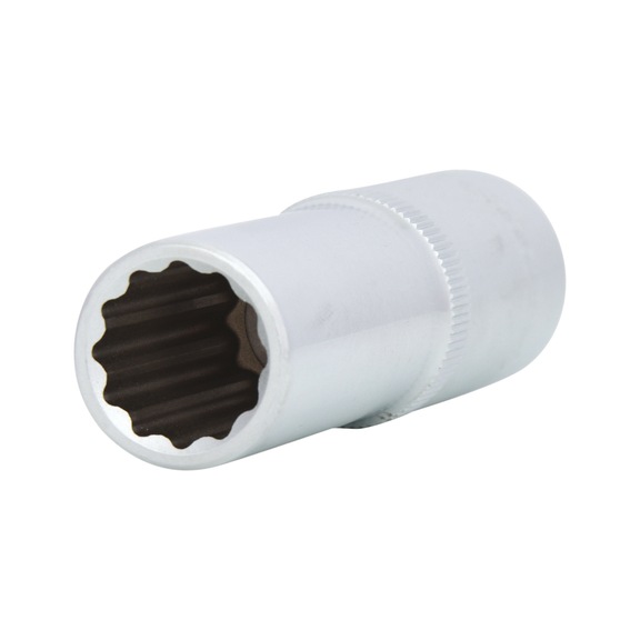 1/2 inch 12-point socket, long, 14 mm - 1/2 inch 12-point socket