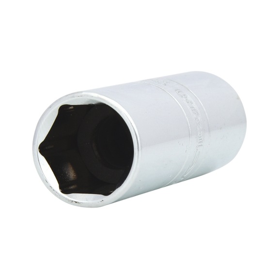 1/2 inch CHROMEplus spark plug socket, 16 mm - 1/2 inch spark plug socket
