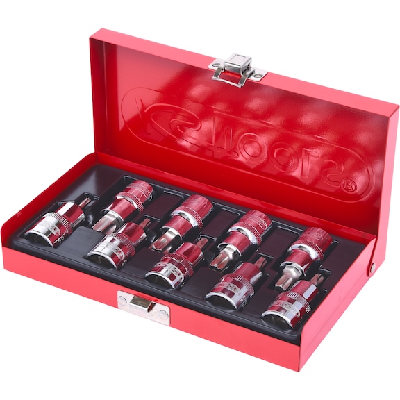 1/2 inch CHROMEplus TX socket set, 9-piece T20-T60 - CHROMEplus socket wrench (set)