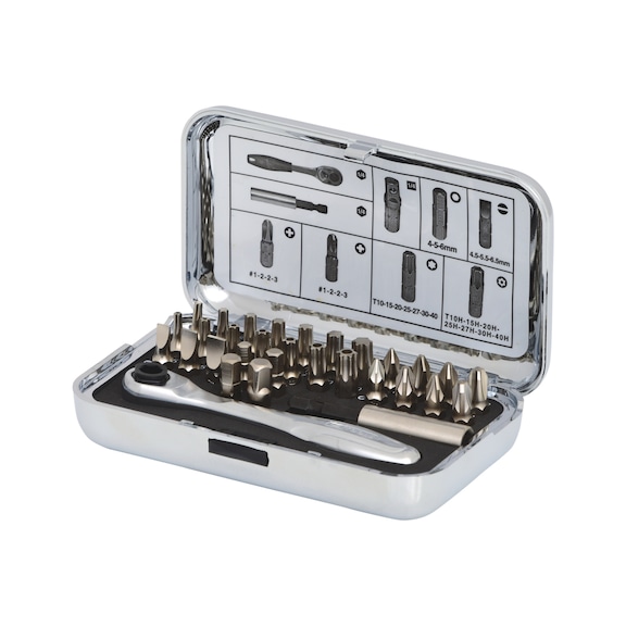 1/4 inch CHROMEplus bit set, 31 pieces - Bit set