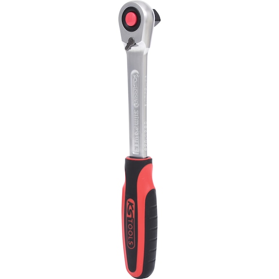 1/2 inch SlimPOWER reversible ratchet, 72 teeth - KS TOOLS Ratchet (stepped spanner)