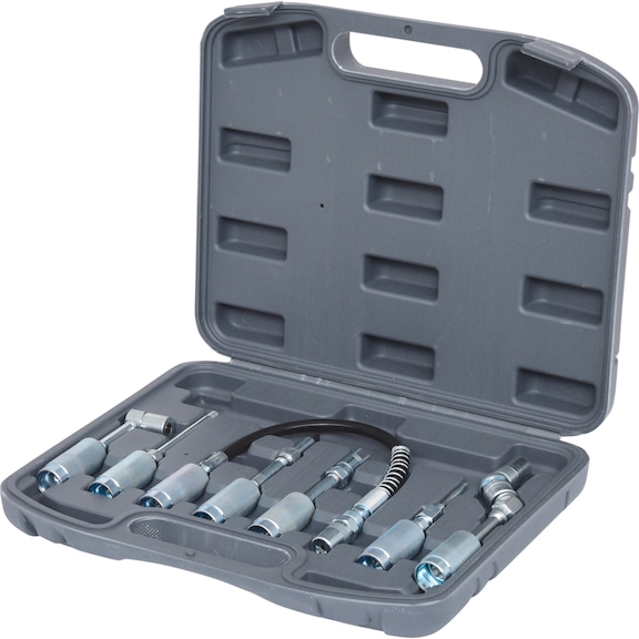 KS TOOLS Grease gun adapter set, 7 pieces - Lubricator (parts)