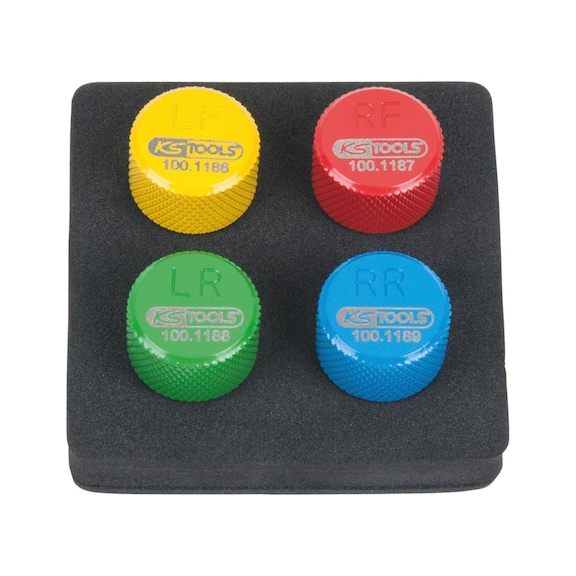 TPMS tyre deflator set, 4 pieces - Wheel, tyre (motor vehicle, other)