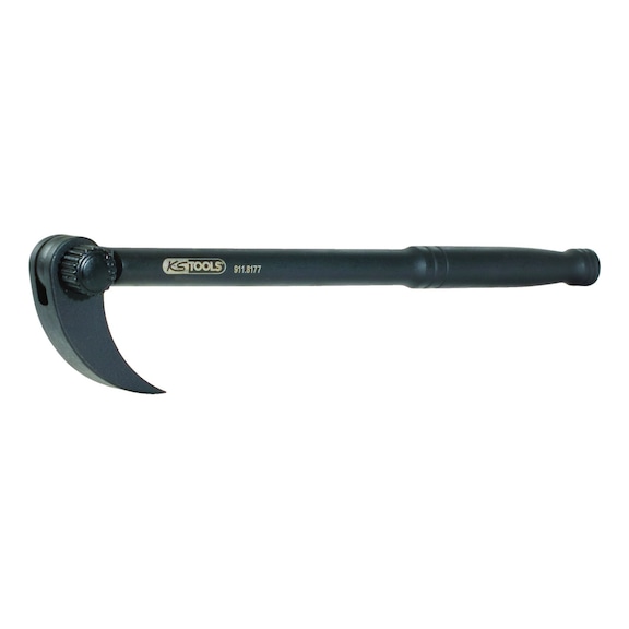 Articulated roller head pry bar, 300 mm - Crowbar