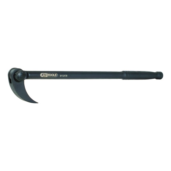 KS TOOLS Articulated roller head crowbar, 400 mm - Crowbar