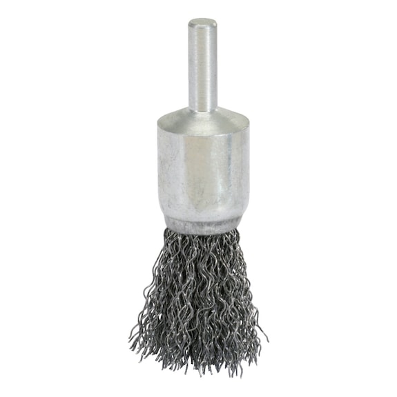 Steel wire brush 0.5 mm, D: 19 mm - Wire brush