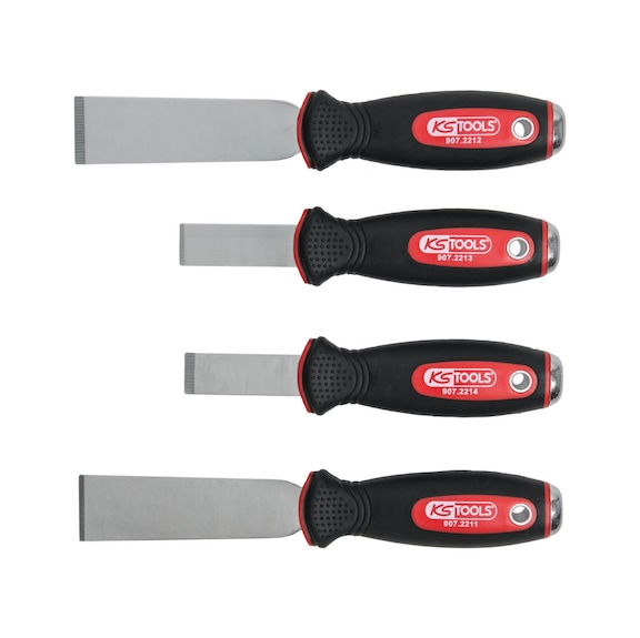 STAINLESS STEEL Scraper chisel set, 4-piece - Other chisels