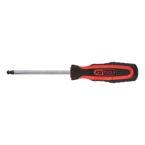 ERGOTORQUEplus hexagon socket screwdriver with ball head, 6.0 mm - Hexagon socket screwdriver with ball head