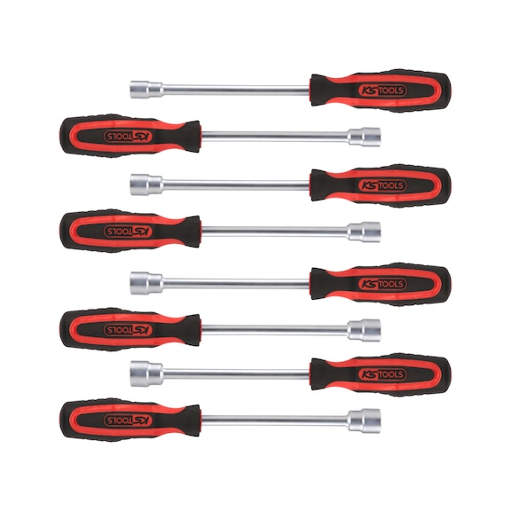 ERGOTORQUEplus socket screwdriver set, 8-piece - ERGOTORQUEplus Screwdriver Set