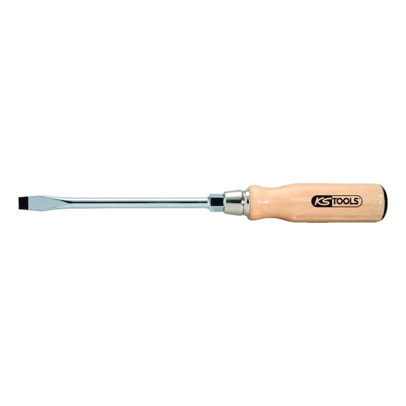 ERGOTORQUE WOOD slotted screwdriver, 7 mm - ERGOTORQUE WOOD slotted screwdriver