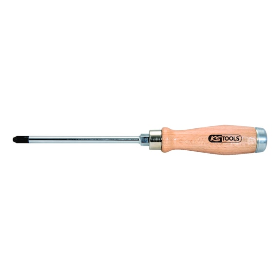 ERGOTORQUE WOODmax impact screwdriver, PH2 on hanger - ERGOTORQUE WOODmax Impact Screwdriver PH