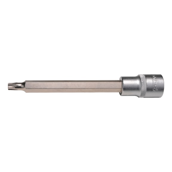 1/2 inch TX socket, T70, 140 mm - 1/2 inch Torx bit socket