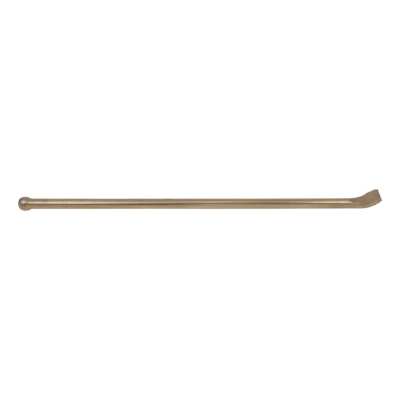 BRONZEplus crowbar with cutting edge and ball 1000 mm - Crowbar