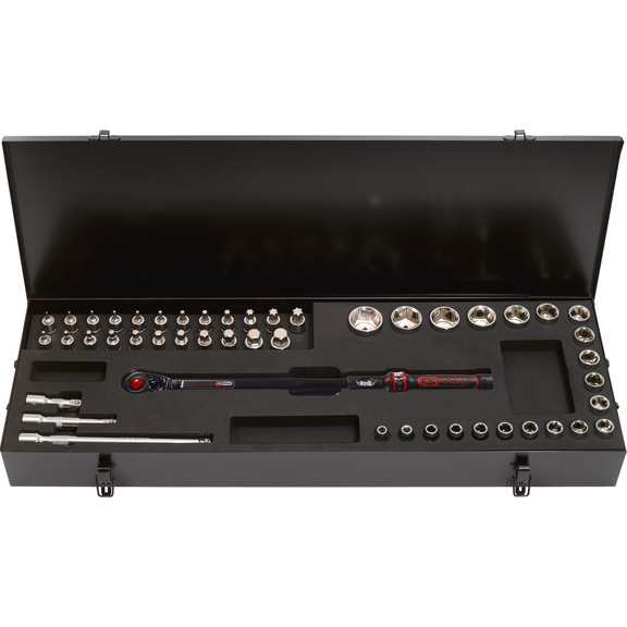 1/2 inch ratchet torque wrench set, 40-200 Nm, 48 pieces - Torque wrenches (miscellaneous)