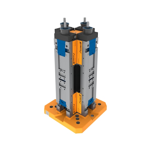 6921437400055 ALLMATIC, Spannturm 4x90&deg; Duo-Plus 125|h45 d50/d20 - Spannturm Duo-Plus 125