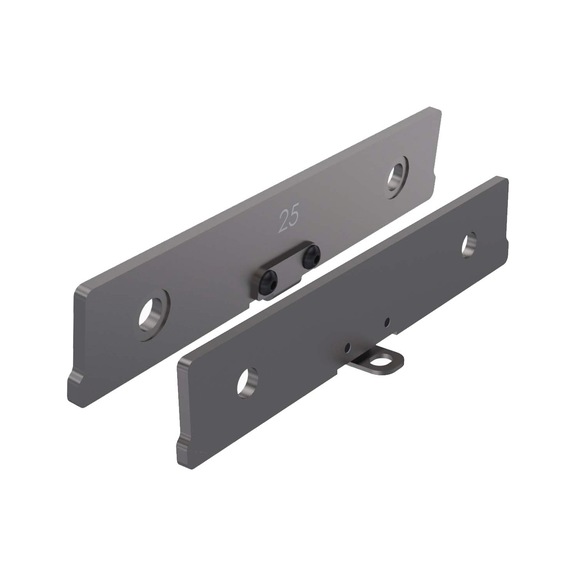 6921185025042 ALLMATIC, Stufenleisten Paar 125 mm H&ouml;he 25 mm - Stufenleisten