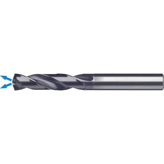 Foret ATORN SC htes perf. ULTRA M HPC 3xD 4,9 mm x 6 mm x 66 mm HA interne - Foret hautes performances, carbure ULTRA M HPC 3xD avec refroidissement interne HA