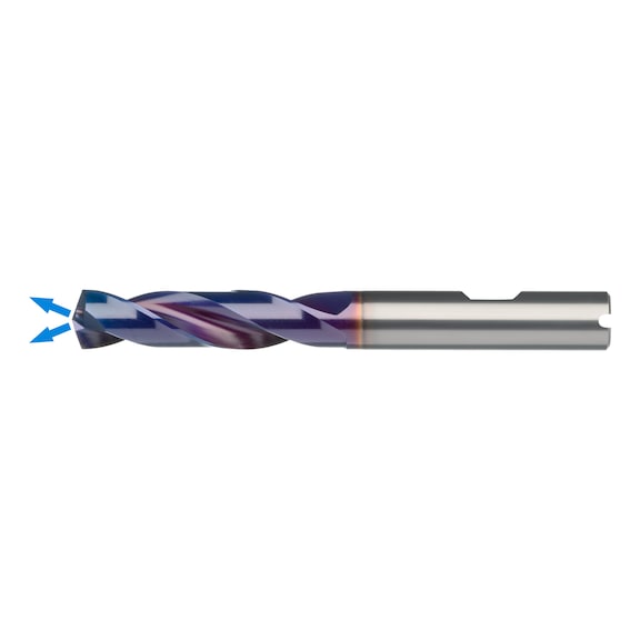ORION high-perf. drill bit SC TiNAlOX HPC 3xD 6.3 x 8 x 79 mm HB shank with IC - High-performance drill, solid carbide TiNAlOX HPC 3xD with internal cooling HB