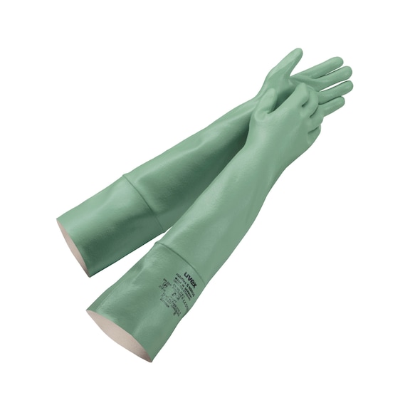 UVEX Chemikalien-Schutzhandschuh Rubiflex NB 60 S paarweise Gr.8 - Chemikalien-Schutzhandschuh