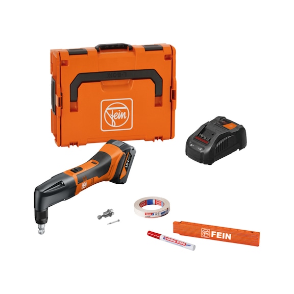 FEIN ABLK 18 1.3 CSE AS set cortadora de chapa a bat. 1,3mm 1 bat ion.l. 18V 5Ah - Cortadora a batería