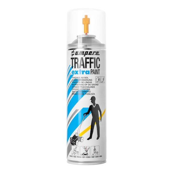Evidenziatore a colori per pavimenti, extra giallo TRAFFICO, 500 ml - Vernice per marcatura pavimento Traffic Extra Paint®