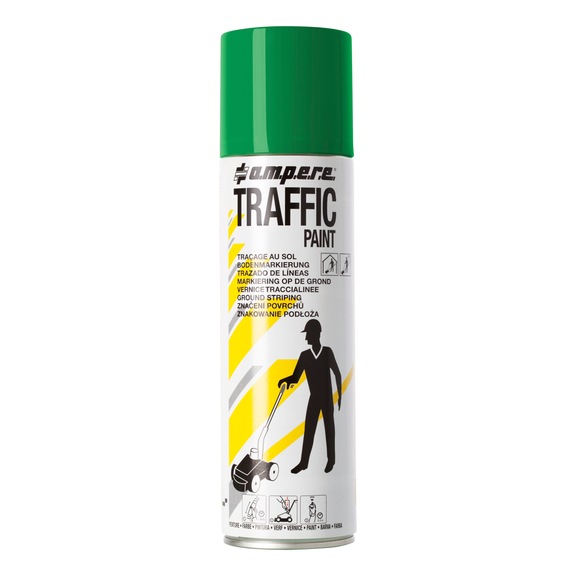 Evidenziatore a colori per pavimenti, verde TRAFFICO, 500 ml - Vernice per marcatura pavimento Traffic Paint®