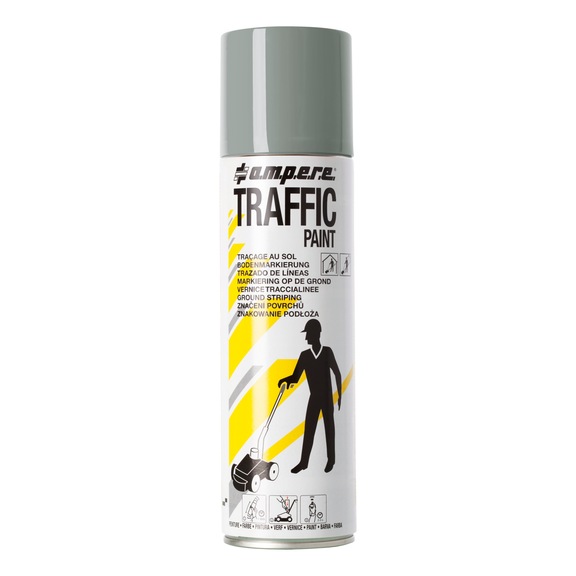 Evidenziatore a colori per pavimenti, grigio TRAFFICO, 500 ml - Vernice per marcatura pavimento Traffic Paint®