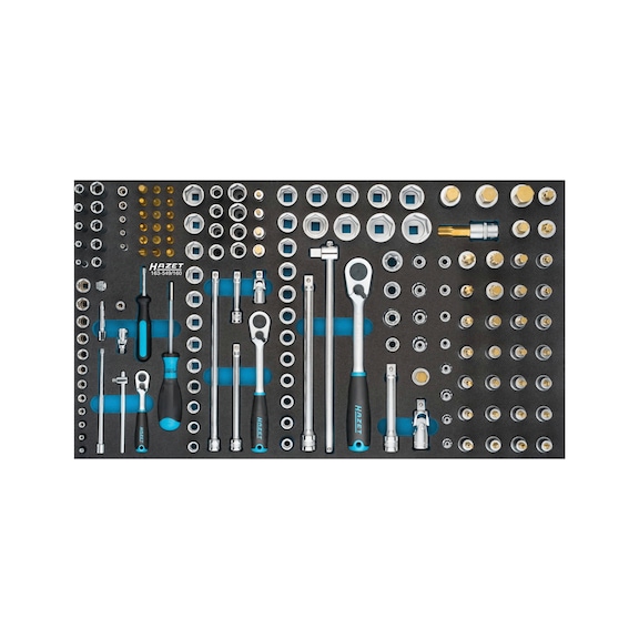HAZET Steckschlüssel Satz 163-549/160 Innen Sechskant Anzahl der Werkzeuge 160 - Werkzeugsortiment