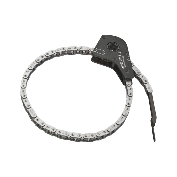 HAZET oil filter chain 2171-8LG square 1/2 inch (12.5 mm) 50 - 150 - Oil filter wrench
