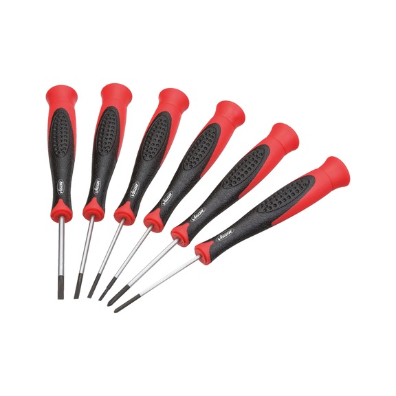 VIGOR Electronic screwdriver set slotted and Phillips PH 6-piece - Screwdriver, screwdriver bit (other)
