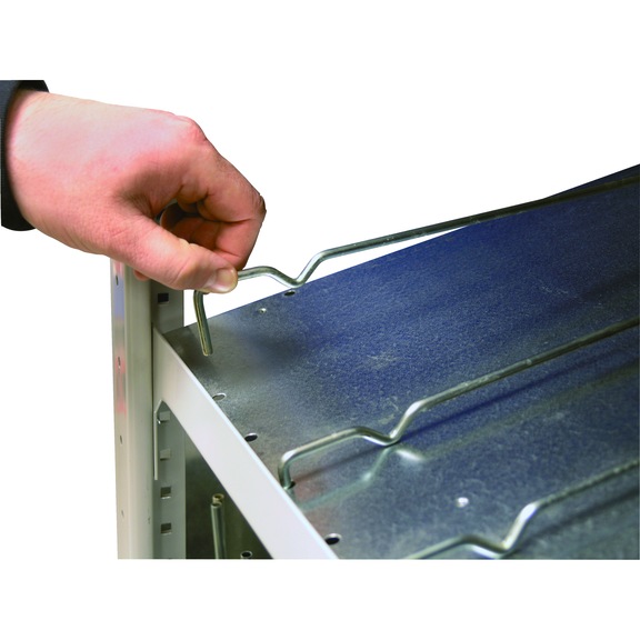 SCHULTE add-on shelving Kanban MULTIplus150 7+1 shelves 2000x1300x800 No.13651-130 - Shelving (workshop)