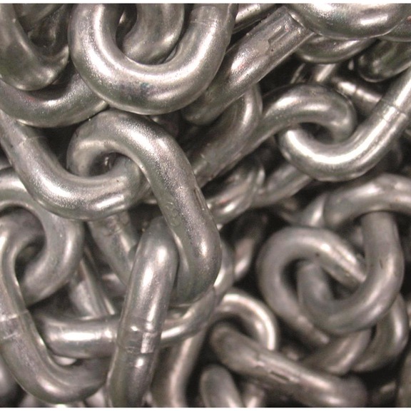 RED ROOSTER Rundstahlkette EN 818-7 16X45 - Druckluftzug-Kettenzug / Druckluft-Hebezug