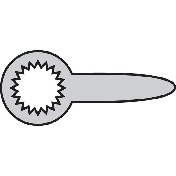 RED ROOSTER Blade straight 35 mm RR-476 475G35 - Pneumatic tool (accessories, other)