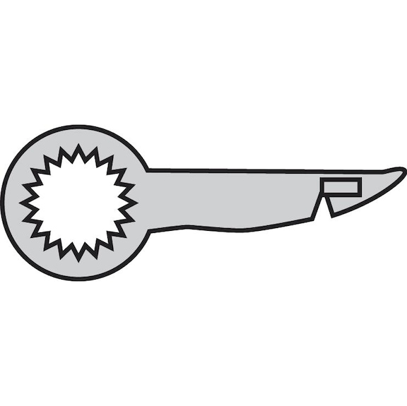 RED ROOSTER Knife 25.4 mm RR-476 475X25 - Pneumatic tool (accessories, other)