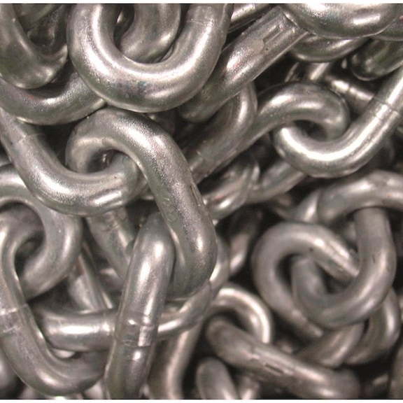 RED ROOSTER round steel chain RS60 stainless 4X12RS60 - Pneumatic chain hoist / pneumatic hoist