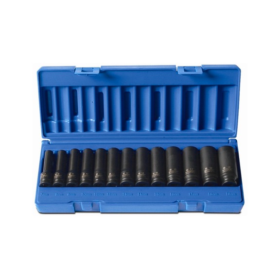 ACTION Socket set 3/8 inch deep 13-piece DO605121301 - Drive unit 3/8 inch