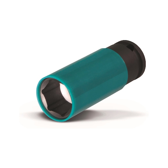 ACTION Wheel nut socket 1/2 SW 22 mm green DO61126022 - Drive unit 1/2 inch