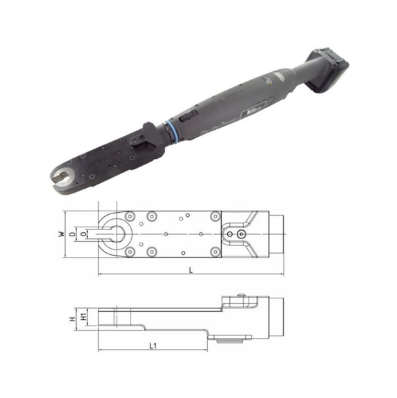 RED ROOSTER Cordless angle screwdriver RRI-BA16IOA H12 - Rod angle screwdriver